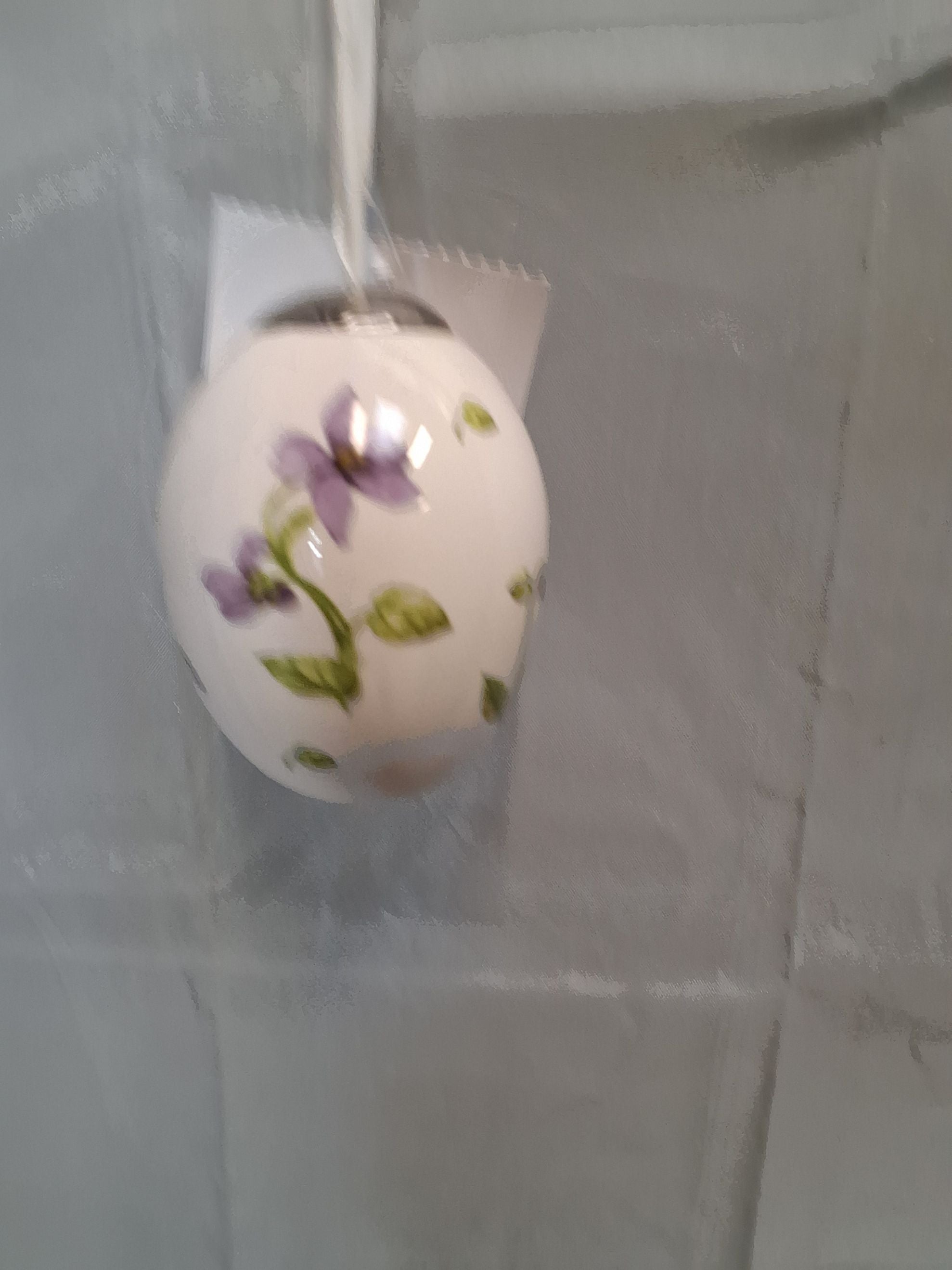 Påskeæg lilla blomst